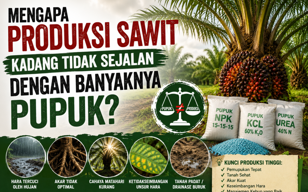 Mengapa Produksi Sawit Kadang Tidak Sejalan dengan Banyaknya Pupuk