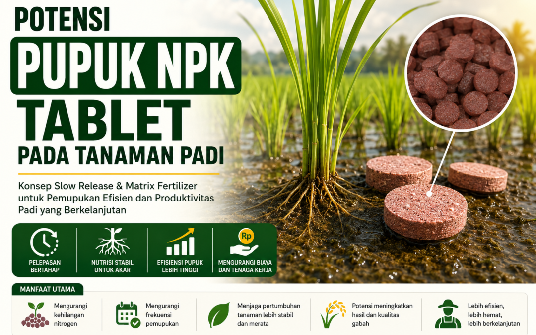 Potensi Penggunaan NPK Tablet pada Tanaman Padi